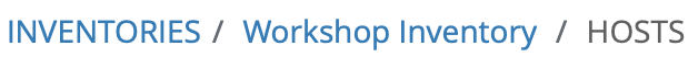 Workshop Inventory Top Link